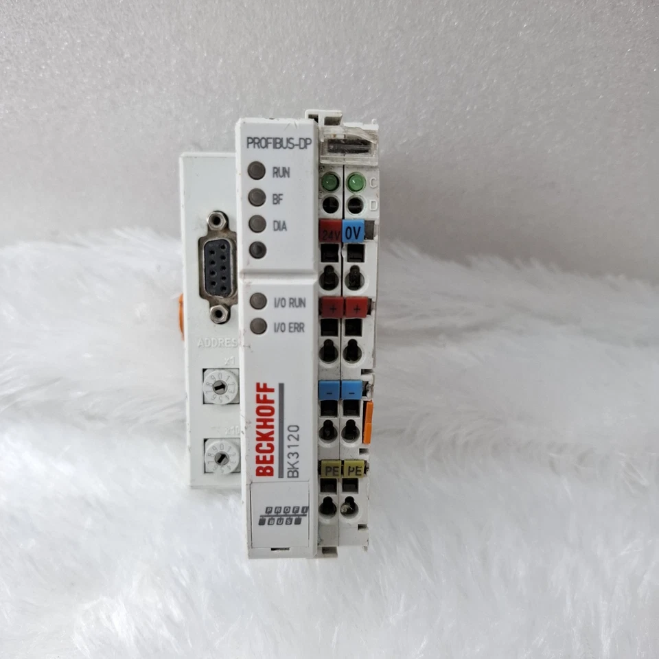 BECKHOFF BK3120 PROFIBUS-DP 24V DC PROFIBUS COUPLER (I/O ERROR) BK3120